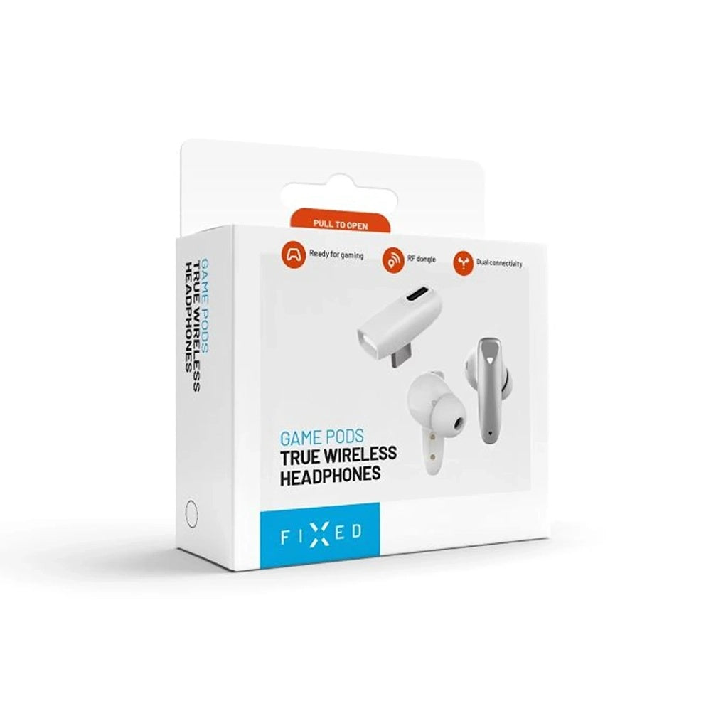 Handsfree Bluetooth Fixed Pods, TWS, Valkoinen
