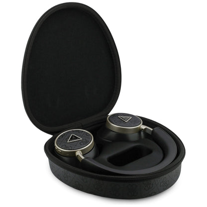 Handsfree Bluetooth Guess 4G Gold Triangle Logo, A2DP, Musta