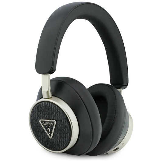 Handsfree Bluetooth Guess 4G Gold Triangle Logo, A2DP, Musta