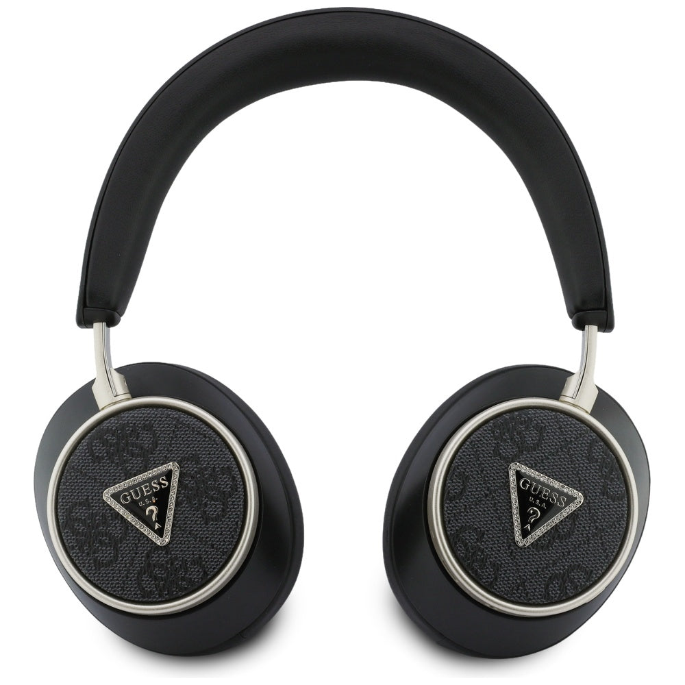 Handsfree Bluetooth Guess 4G Gold Triangle Logo, A2DP, Musta