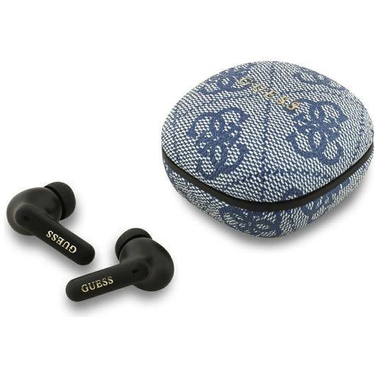 Handsfree Bluetooth Guess 4G Classic Metal Logo, TWS, Sininen
