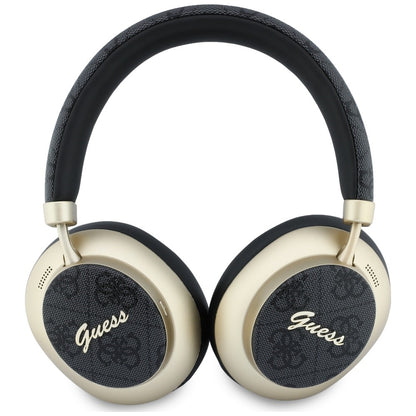 Handsfree Bluetooth Guess 4G Gold Script Metal, A2DP, Musta