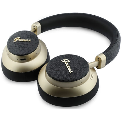 Handsfree Bluetooth Guess 4G Gold Script Metal, A2DP, Musta