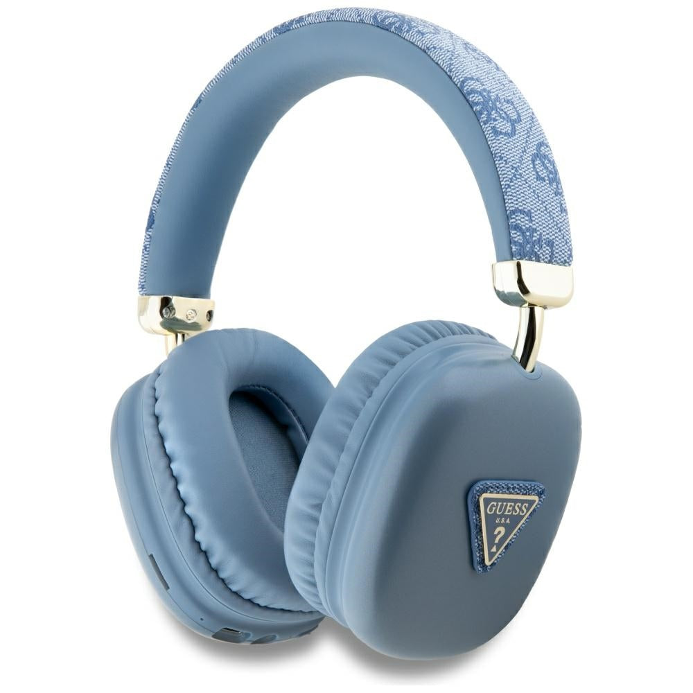 Handsfree Bluetooth Guess 4G Gold Triangle Logo, A2DP, Sininen