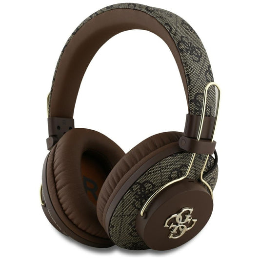 Handsfree Bluetooth Guess 4G Metal Logo, A2DP, Ruskea