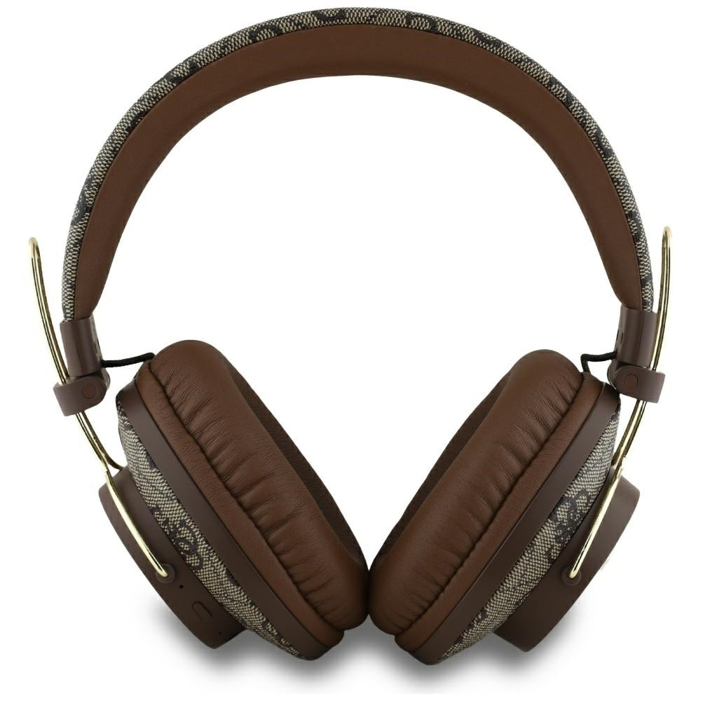 Handsfree Bluetooth Guess 4G Metal Logo, A2DP, Ruskea