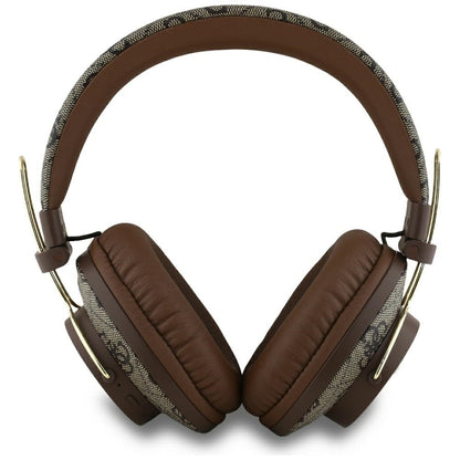 Handsfree Bluetooth Guess 4G Metal Logo, A2DP, Ruskea