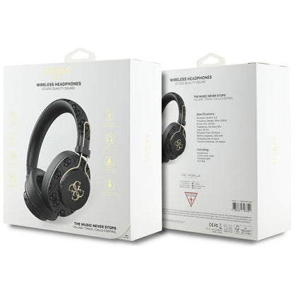 Handsfree Bluetooth Guess 4G Metal Logo, A2DP, Musta