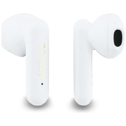Handsfree Bluetooth Guess 4G Metal Logo, TWS, Valkoinen