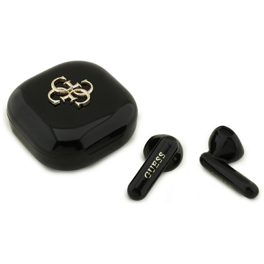 Handsfree Bluetooth Guess 4G Metal Logo, TWS, Musta