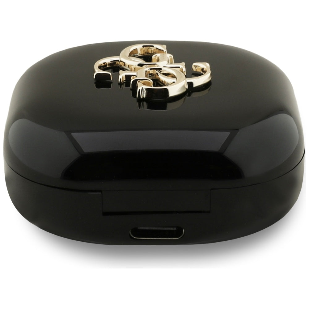 Handsfree Bluetooth Guess 4G Metal Logo, TWS, Musta