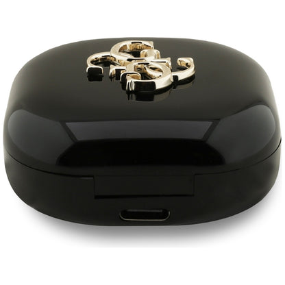 Handsfree Bluetooth Guess 4G Metal Logo, TWS, Musta