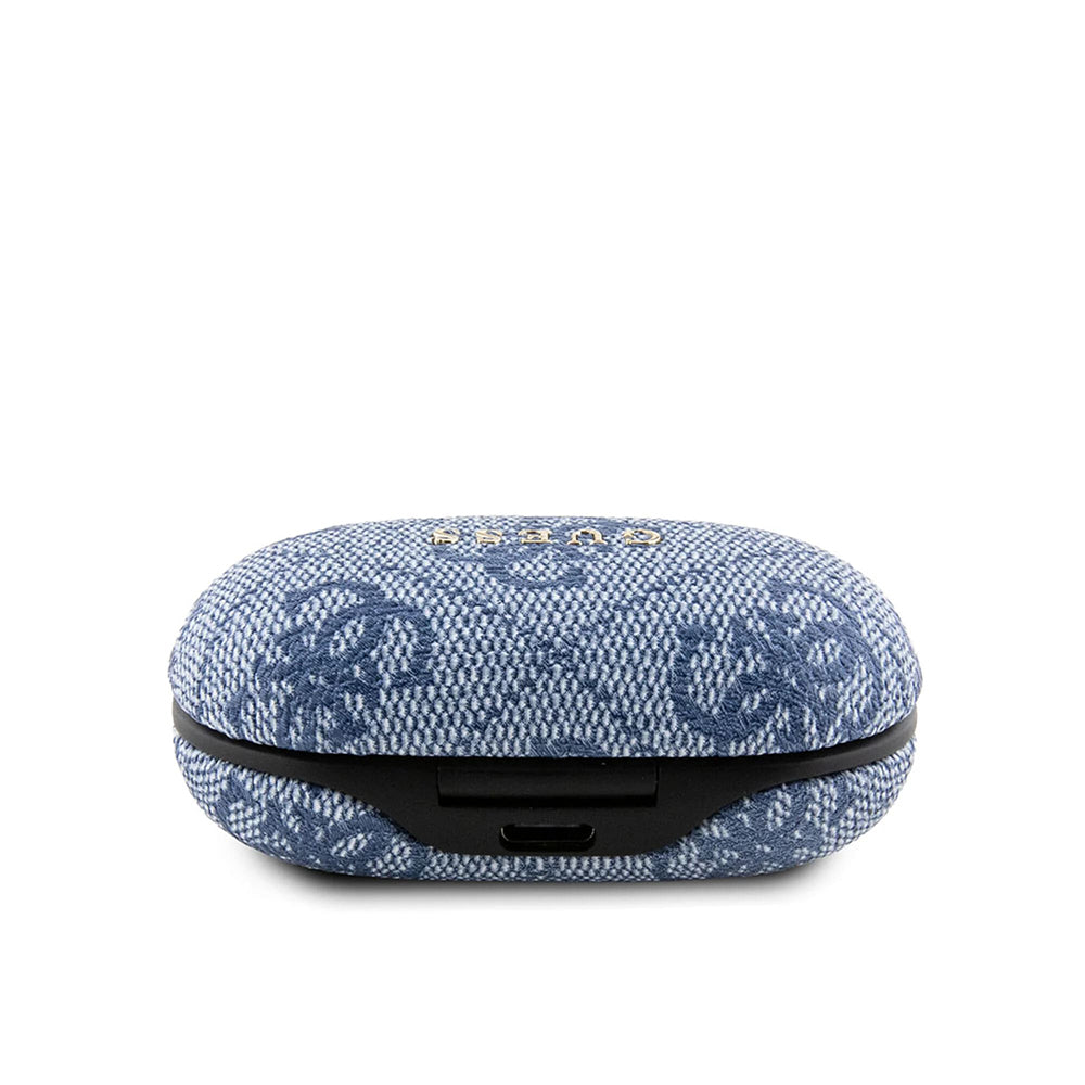 Handsfree Bluetooth Guess 4G Metal, TWS, Sininen
