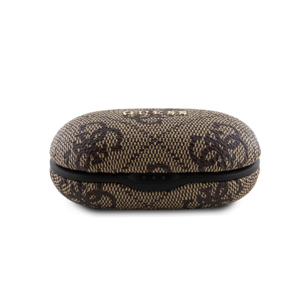 Handsfree Bluetooth Guess 4G Metal, TWS, Ruskea