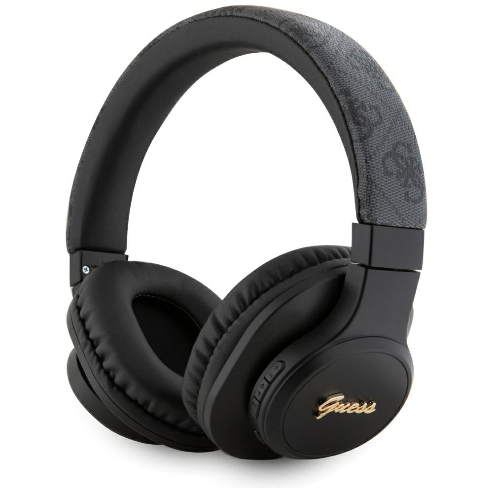 Handsfree Bluetooth Guess 4G Tone on Tone Script Logo, A2DP, Musta