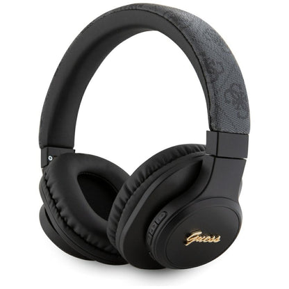 Handsfree Bluetooth Guess 4G Tone on Tone Script Logo, A2DP, Musta
