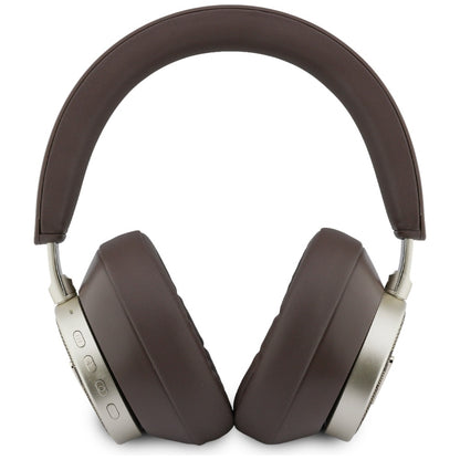 Handsfree Bluetooth Guess 4G Gold Triangle Logo, A2DP, Ruskea