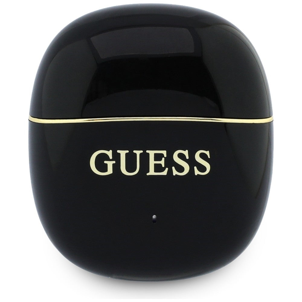 Handsfree Bluetooth Guess Glossy Gold Line Classic, TWS, Musta