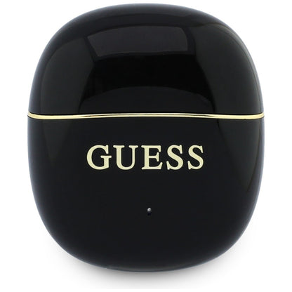 Handsfree Bluetooth Guess Glossy Gold Line Classic, TWS, Musta
