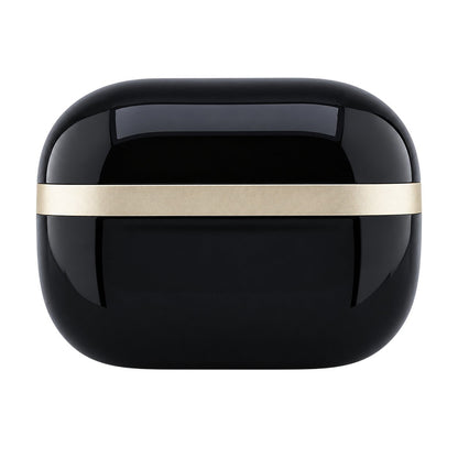 Guess Glossy Gold Line Printed Classic Logo -Bluetooth-handsfree-kuulokkeet, TWS, musta