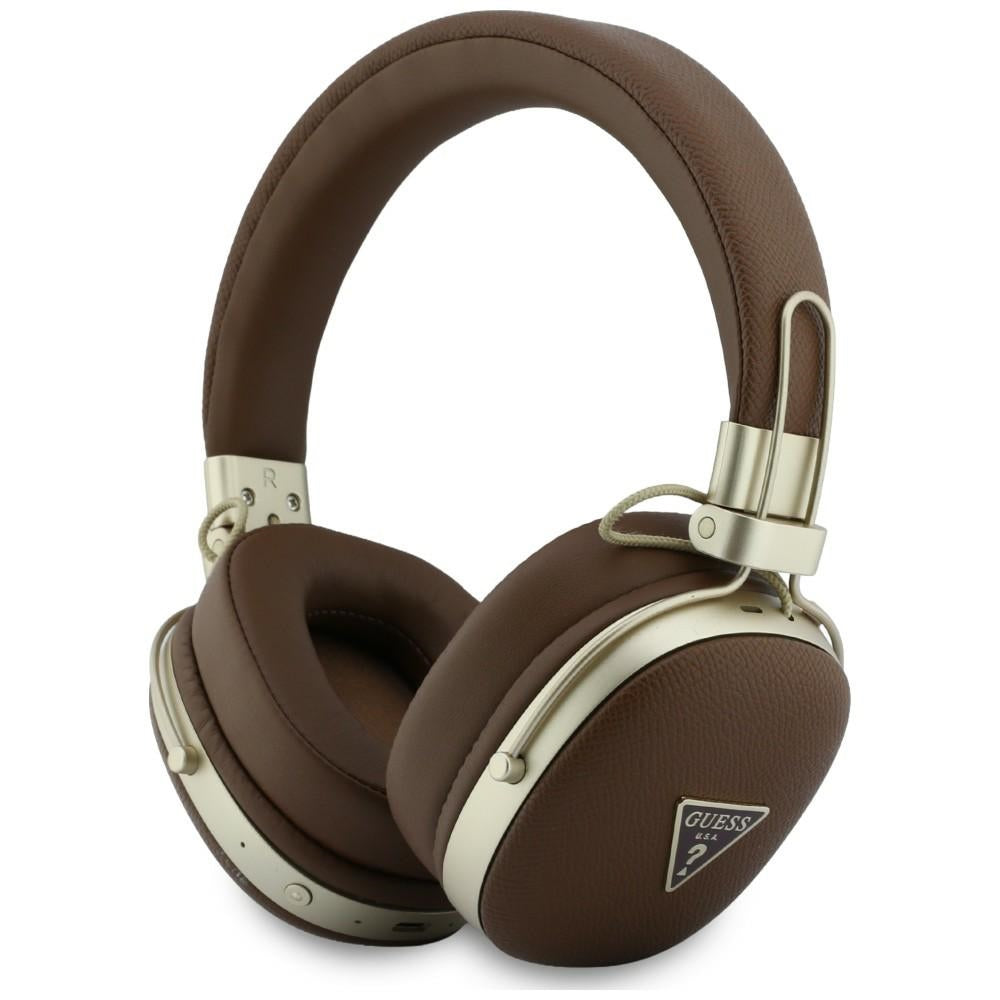 Handsfree Bluetooth Guess Karkea Kolmio Logo, A2DP, Ruskea