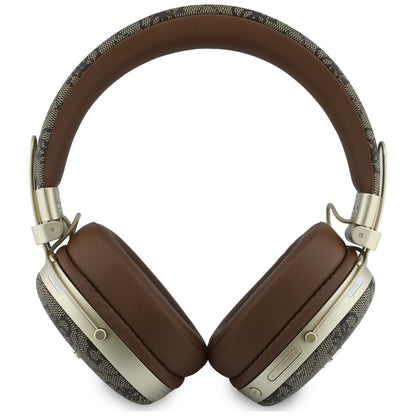 Handsfree Bluetooth Guess Metal 4G Script Logo, A2DP, Ruskea