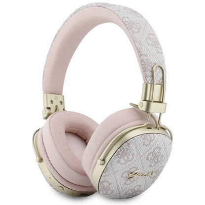 Handsfree Bluetooth Guess Metal 4G Script Logo, A2DP, Vaaleanpunainen