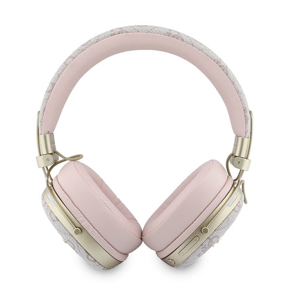 Handsfree Bluetooth Guess Metal 4G Script Logo, A2DP, Vaaleanpunainen