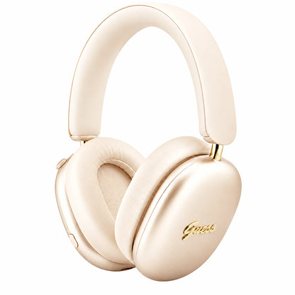 Guess Metal Script Logo Bluetooth-handsfree, A2DP, beige