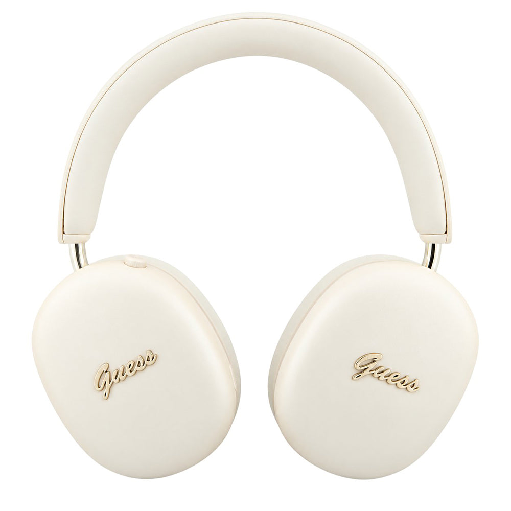 Guess Metal Script Logo Bluetooth-handsfree, A2DP, beige