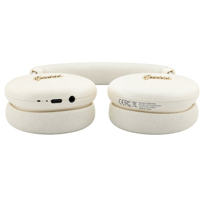 Guess Metal Script Logo Bluetooth-handsfree, A2DP, beige