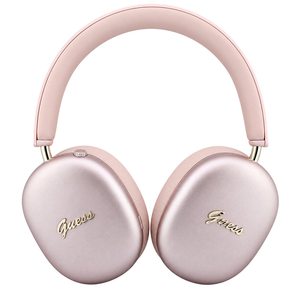 Guess Metal Script Logo -Bluetooth-handsfree, A2DP, vaaleanpunainen