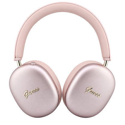Guess Metal Script Logo -Bluetooth-handsfree, A2DP, vaaleanpunainen