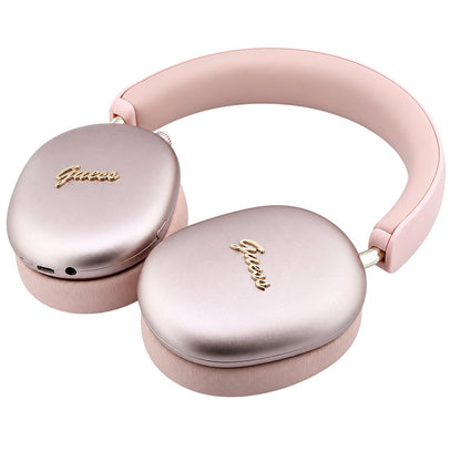 Guess Metal Script Logo -Bluetooth-handsfree, A2DP, vaaleanpunainen