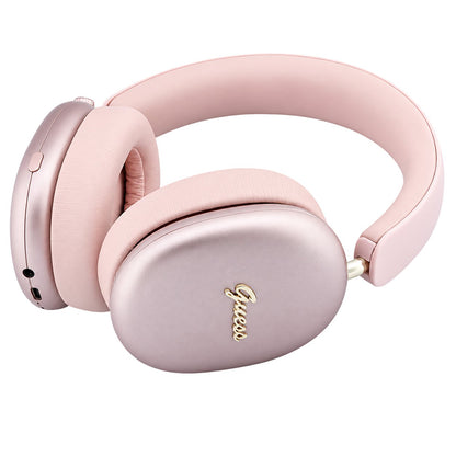 Guess Metal Script Logo -Bluetooth-handsfree, A2DP, vaaleanpunainen