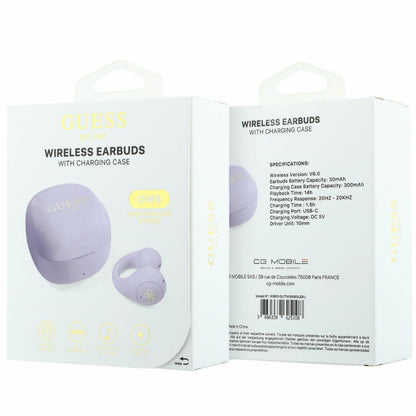 Handsfree Bluetooth Guess Mini Classic, TWS, Violetti