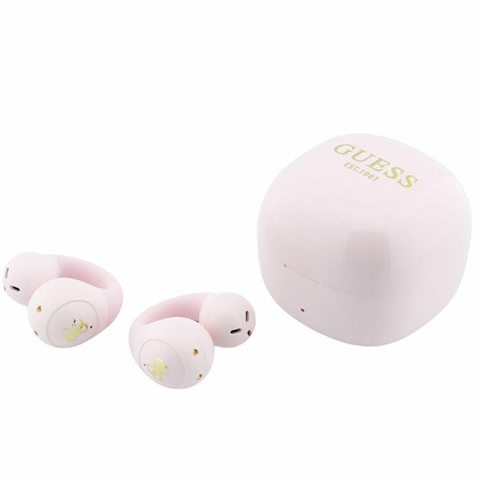 Handsfree Bluetooth Guess Mini Classic, TWS, Vaaleanpunainen