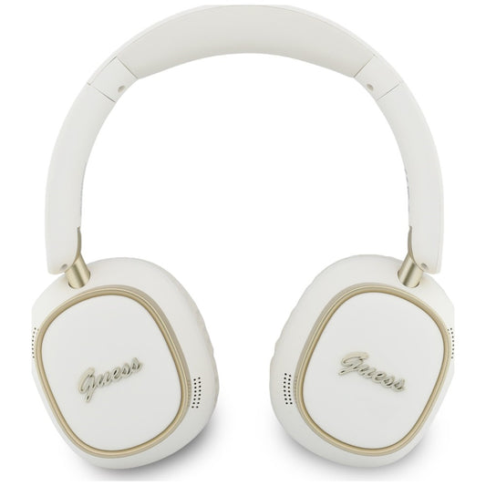 Handsfree Bluetooth Guess Rectangle Metal Script, A2DP, Valkoinen
