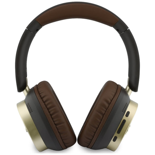 Handsfree Bluetooth Guess Rectangle Metal Script, A2DP, Ruskea