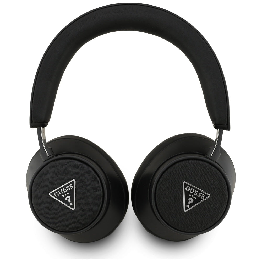 Handsfree Bluetooth Guess Saffiano Triangle Logo, A2DP, Musta