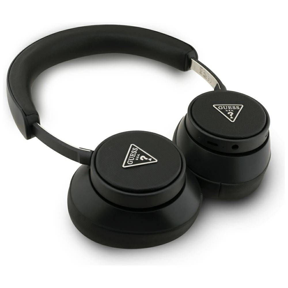 Handsfree Bluetooth Guess Saffiano Triangle Logo, A2DP, Musta
