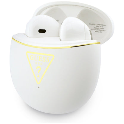 Handsfree Bluetooth Guess Script Print, TWS, Valkoinen