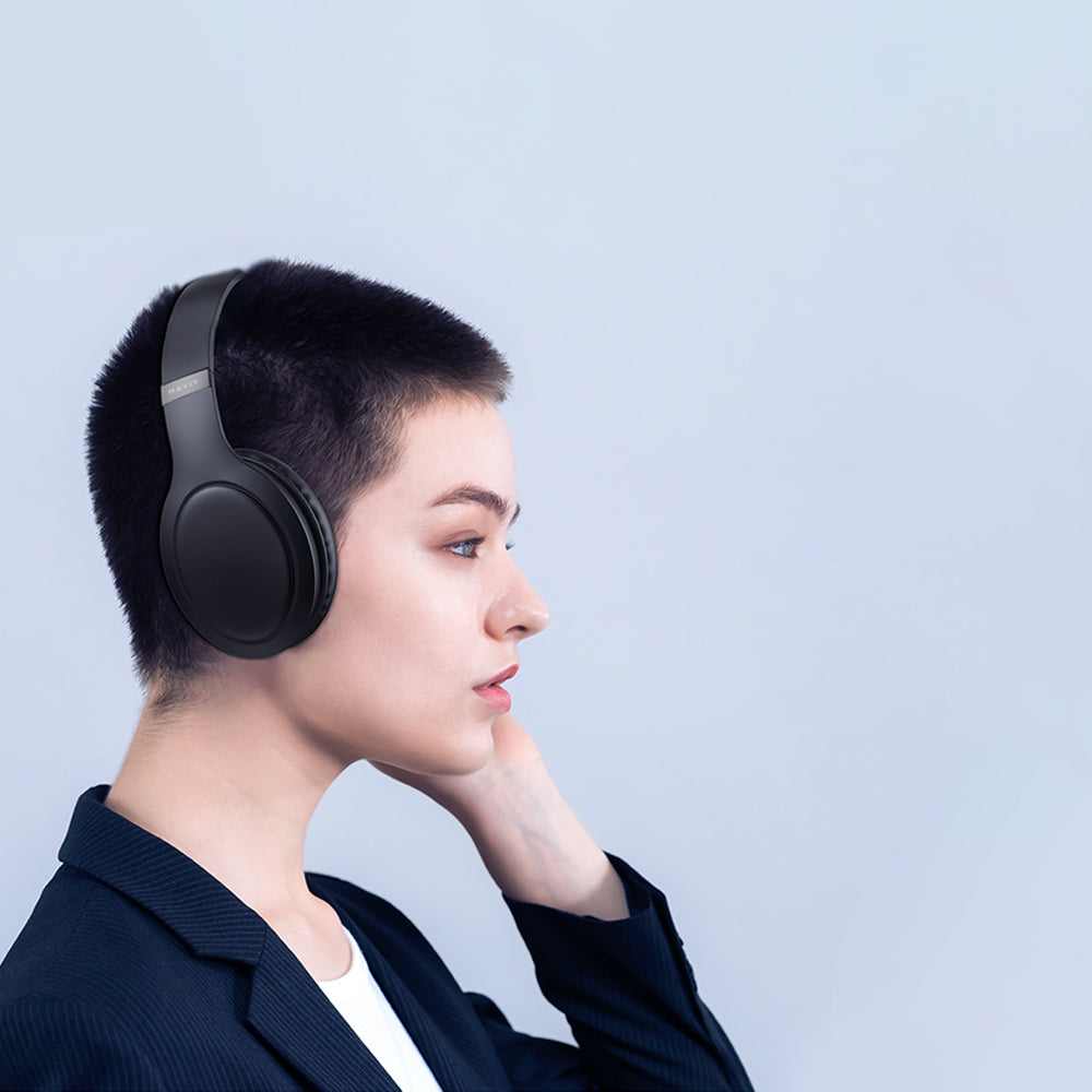 Handsfree Bluetooth HAVIT H633BT, Multipoint, A2DP, Sininen