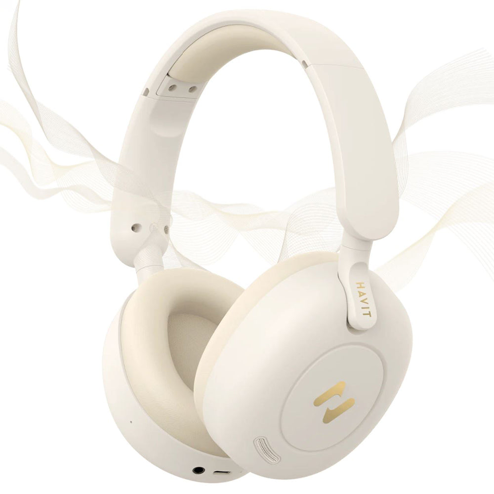 Handsfree Bluetooth HAVIT H655BT Pro, Multipoint, A2DP, ANC, Musta