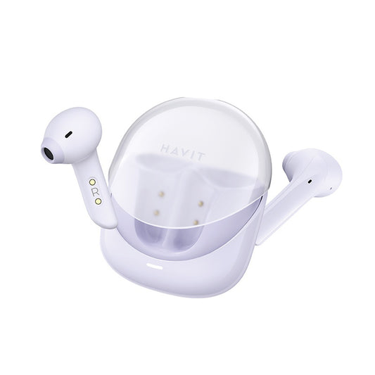 Handsfree Bluetooth HAVIT Modern Buds TW974, TWS, Violetti