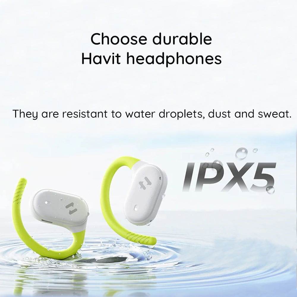 Handsfree Bluetooth HAVIT OWS915, TWS, Valkoinen