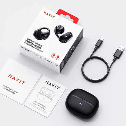 Handsfree Bluetooth HAVIT OWS916, TWS, Musta