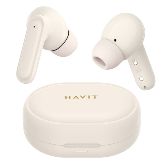 Handsfree Bluetooth HAVIT TW950, TWS, Vaaleanpunainen Beige