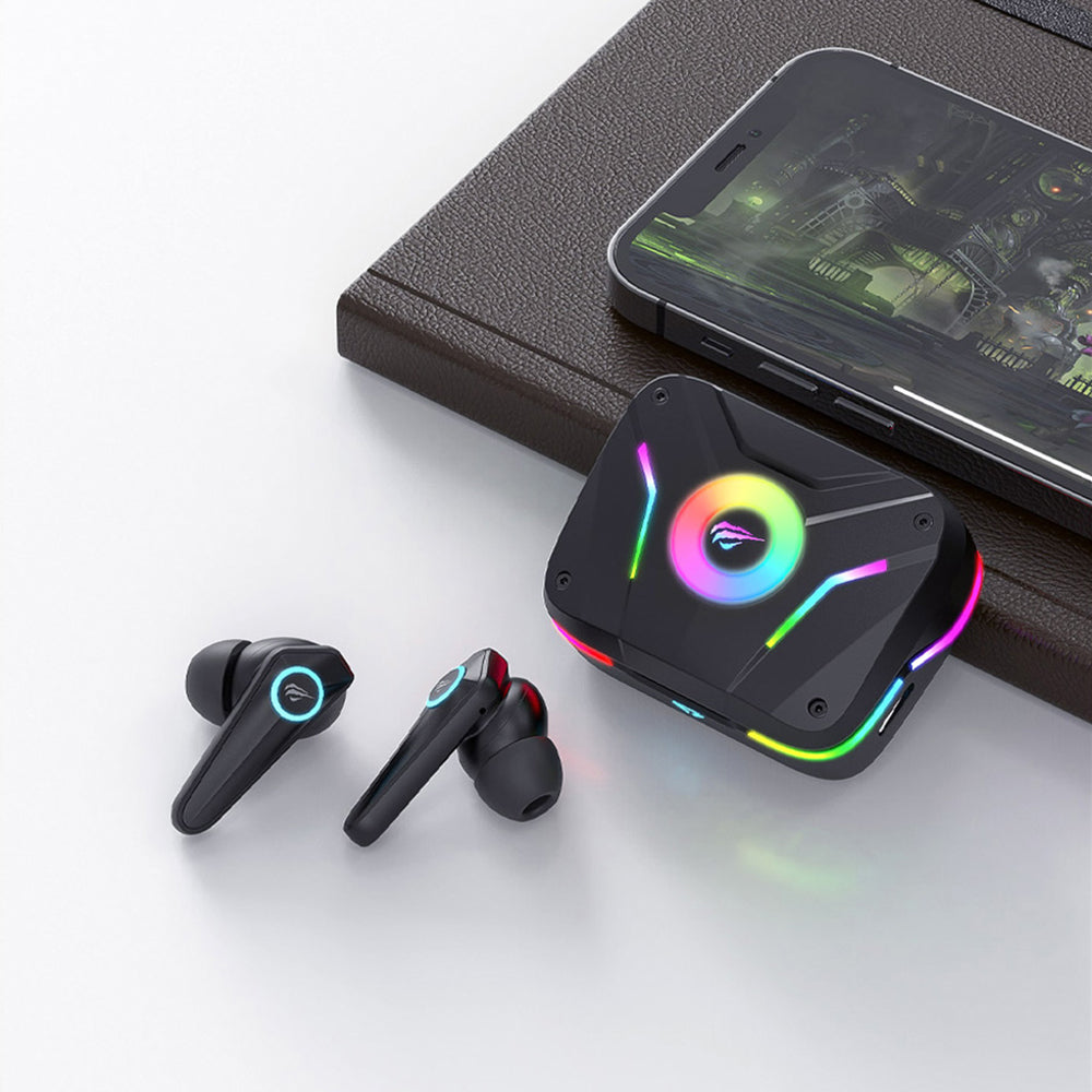 Handsfree Bluetooth HAVIT TW952 PRO RGB, TWS, Musta