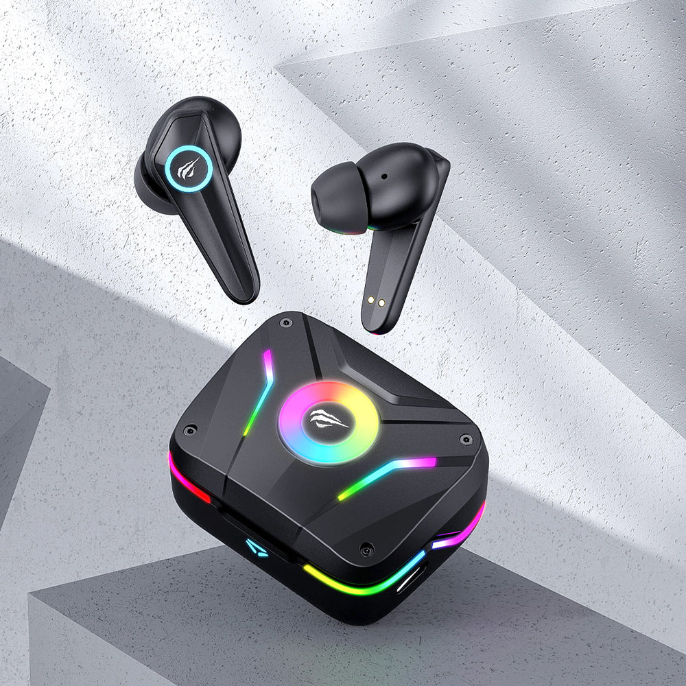 Handsfree Bluetooth HAVIT TW952 PRO RGB, TWS, Musta